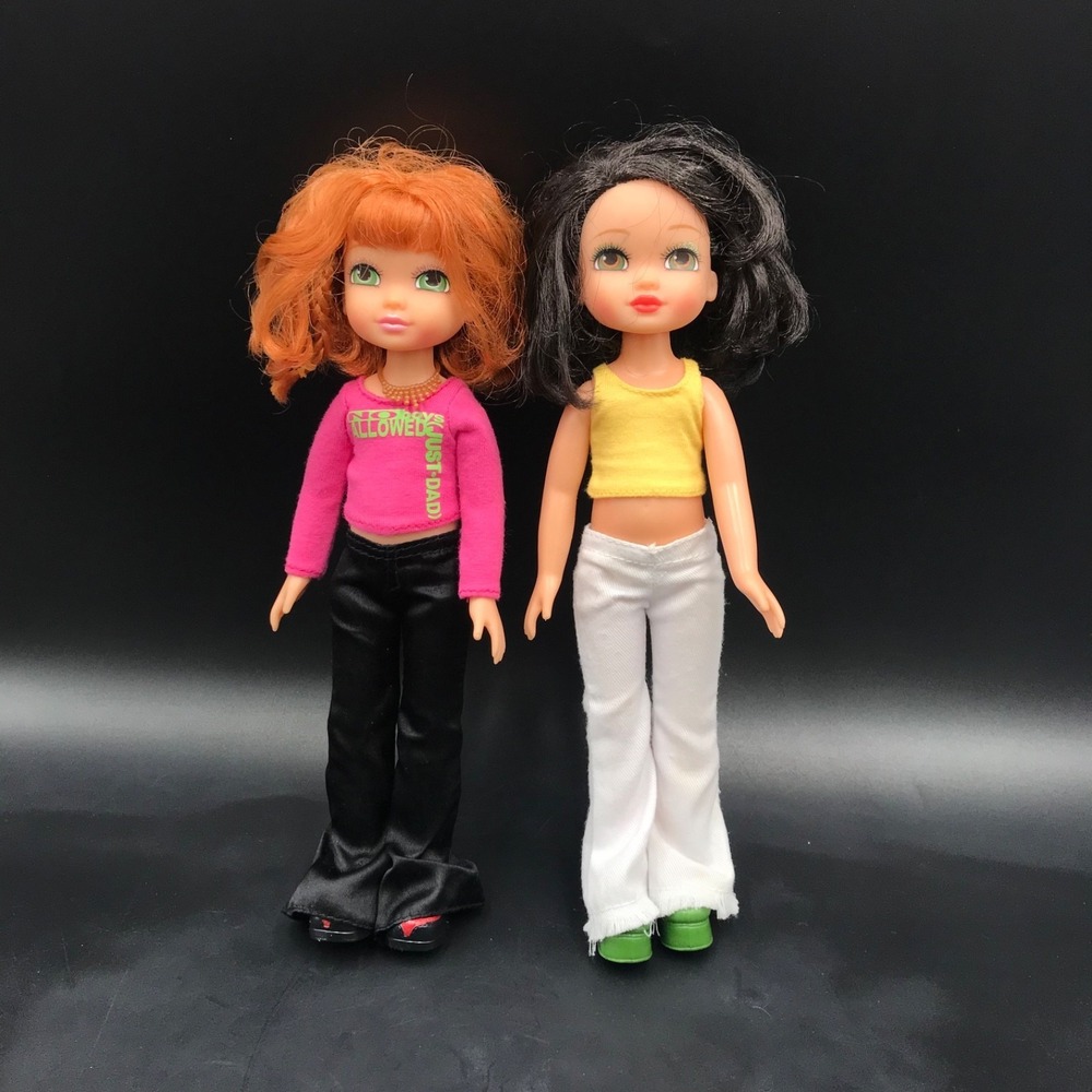 Lot of  2 MGA 4-Ever Best Friends Forever Dolls Toys Y2K 2004